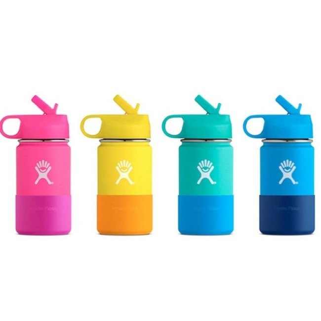 Butelka termiczna kubek dla dziecka 355 ml Wide Mouth straw lid Hydro Flask - pacific