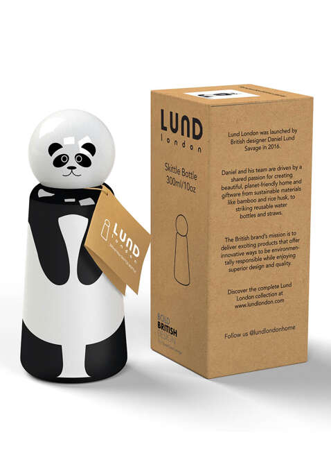 Butelka termiczna na wodę Lund London Skittle Mini 300 ml - panda