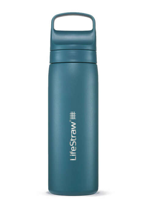 Butelka termiczna z filtrem LifeStraw Go Steel 2.0 0,5 l - laguna teal