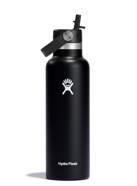 Butelka termiczna ze słomką Hydro Flask SM Flex Straw Cap 621 ml - black