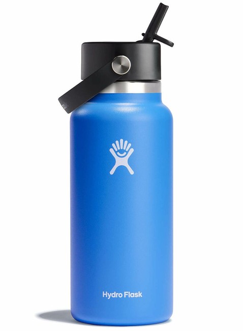 Butelka termiczna ze słomką Hydro Flask Wide Mouth Straw Cap 946 ml - cascade