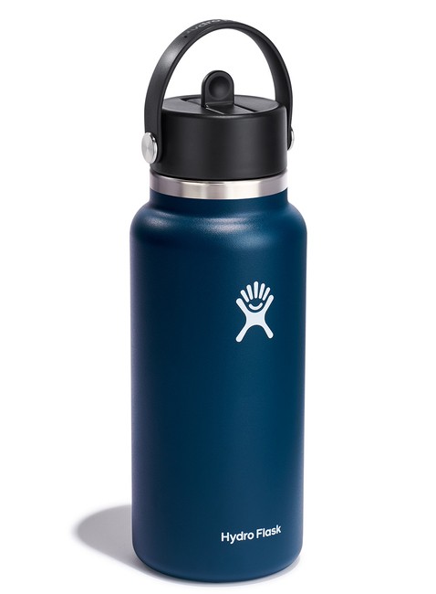 Butelka termiczna ze słomką Hydro Flask Wide Mouth Straw Cap 946 ml - indigo