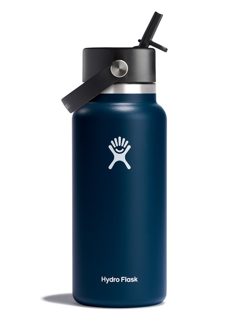 Butelka termiczna ze słomką Hydro Flask Wide Mouth Straw Cap 946 ml - indigo