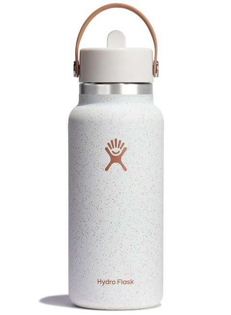 Butelka termiczna ze słomką Hydro Flask Wide Mouth Straw Cap 946 ml - speckle seasalt