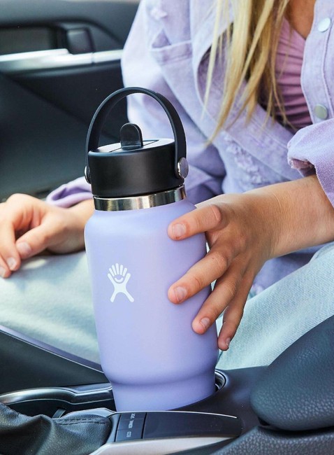 Butelka termiczna ze słomką Hydro Flask Wide Mouth Travel Bottle 946 ml  - agave