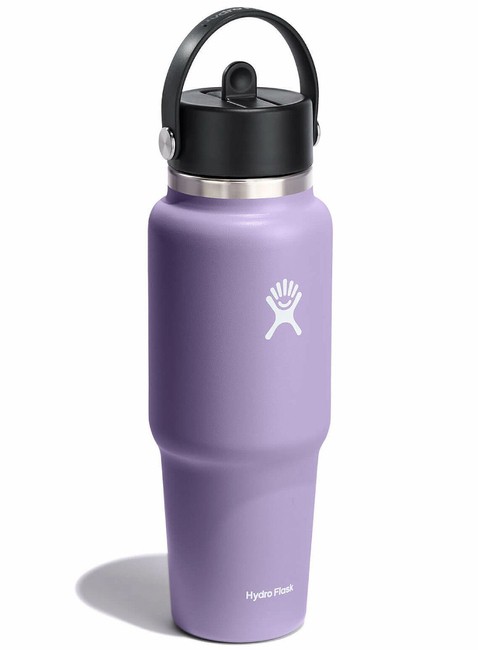 Butelka termiczna ze słomką Hydro Flask Wide Mouth Travel Bottle 946 ml - moonshadow