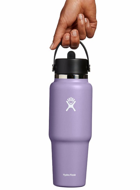 Butelka termiczna ze słomką Hydro Flask Wide Mouth Travel Bottle 946 ml - moonshadow