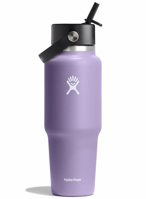 Butelka termiczna ze słomką Hydro Flask Wide Mouth Travel Bottle 946 ml - moonshadow