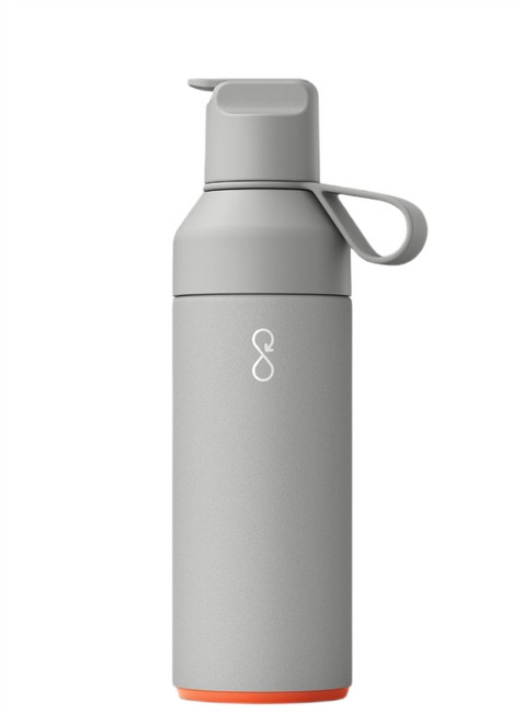Butelka termiczna ze słomką Ocean Bottle GO 0,5 l - rock grey