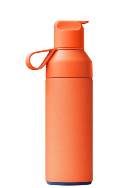 Butelka termiczna ze słomką Ocean Bottle GO 0,5 l - sun orange