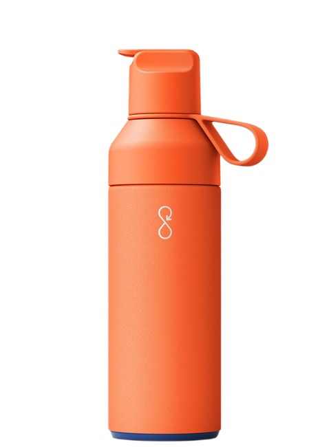 Butelka termiczna ze słomką Ocean Bottle GO 0,5 l - sun orange