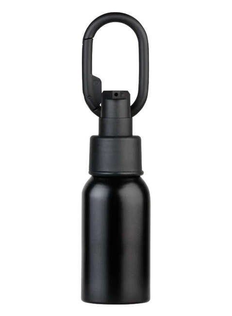 Butelka wielorazowa Orbitkey Clip-on Refillable Bottle 50 ml - black