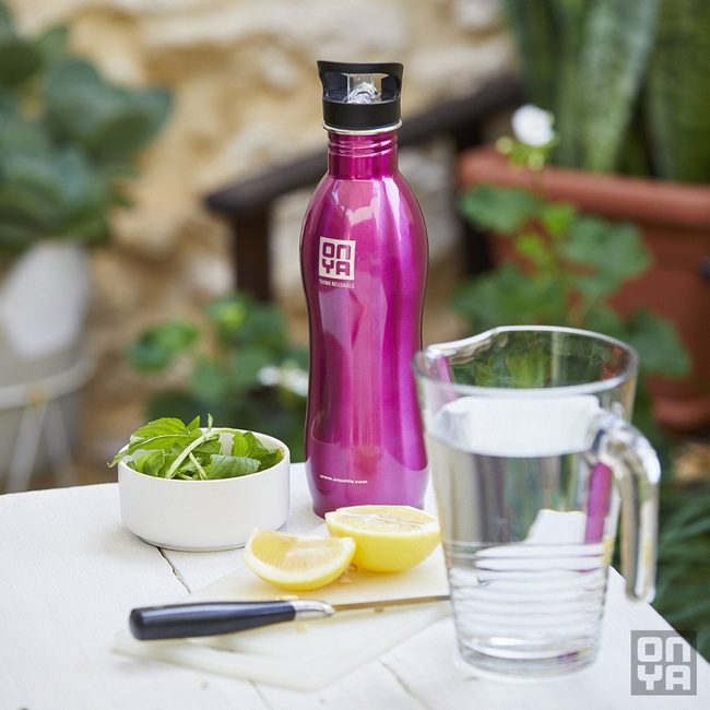 Butelka wielorazowa Stainless Steel Drink Bottle 1000 ml Onya - red