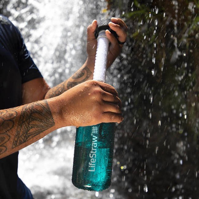 Butelka z filtrem LifeStraw Go 1 l - dark teal