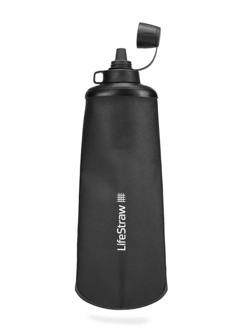 Butelka z filtrem LifeStraw Peak 1 l - dark mountain grey