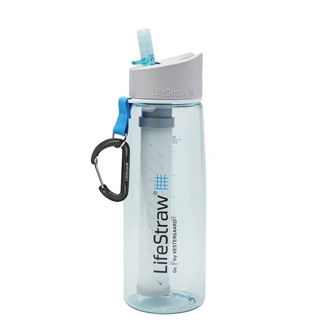 Butelka z filtrem / bidon LifeStraw Go 0,65 l - light blue