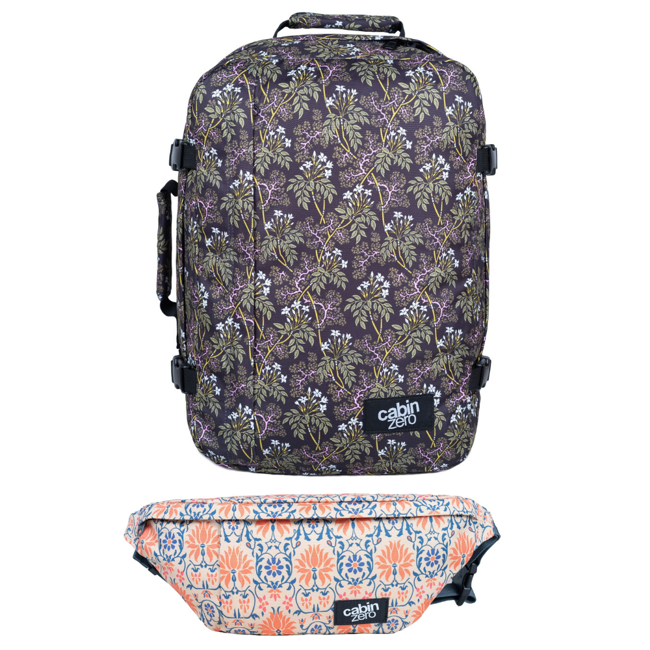 CabinZero Classic V&A zestaw plecak kabinowy 36 l + saszetka Hip Pack