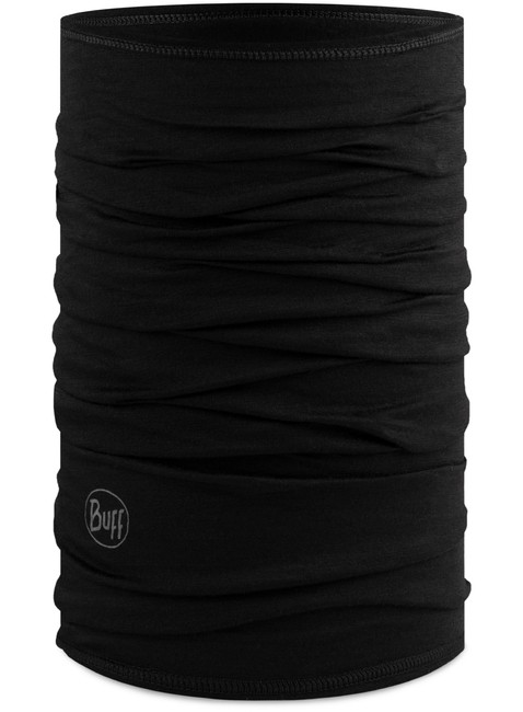 Chusta wielofunkcyjna Buff Merino Lightweight Neckwear - solid black