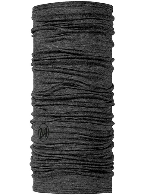 Chusta wielofunkcyjna Buff Merino Lightweight Neckwear - solid grey