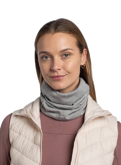 Chusta wielofunkcyjna Buff Merino Midweight Neckwear - melange grey