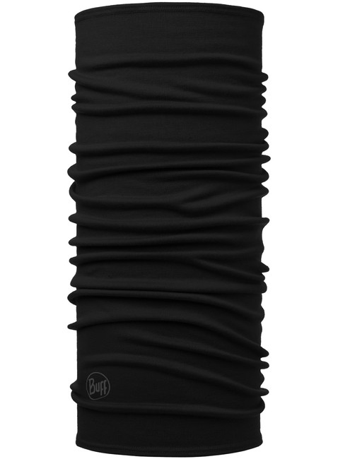 Chusta wielofunkcyjna Buff Merino Midweight Neckwear - solid black