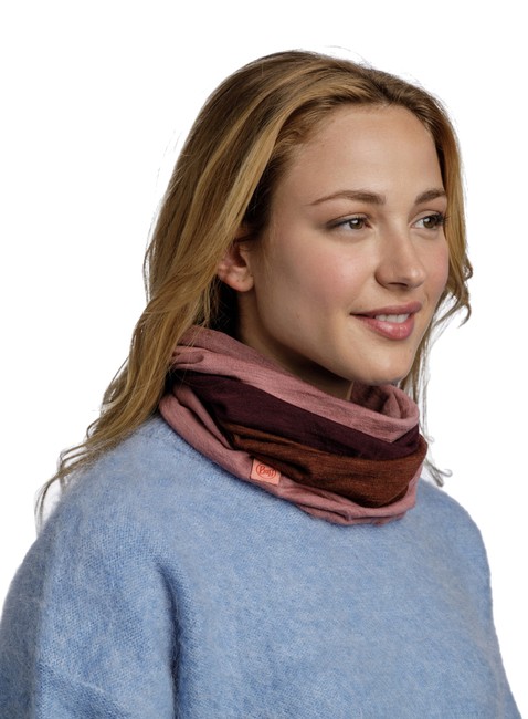 Chusta wielofunkcyjna Buff Merino Move Neckwear - solid sienna