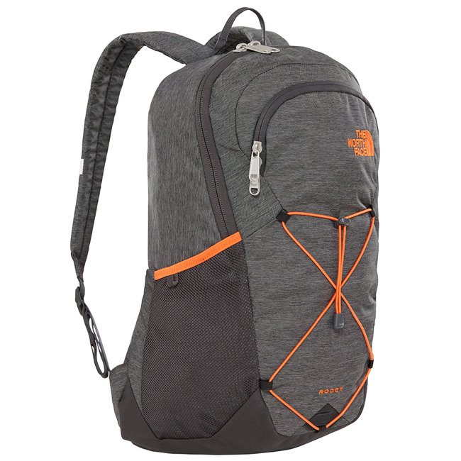 Codzienny plecak The North Face Rodey tnf dark grey heather/persian orange