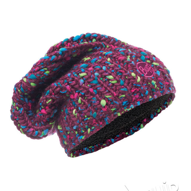 Czapka Buff Knitted & Polar Hat Yssik - amaranth purple