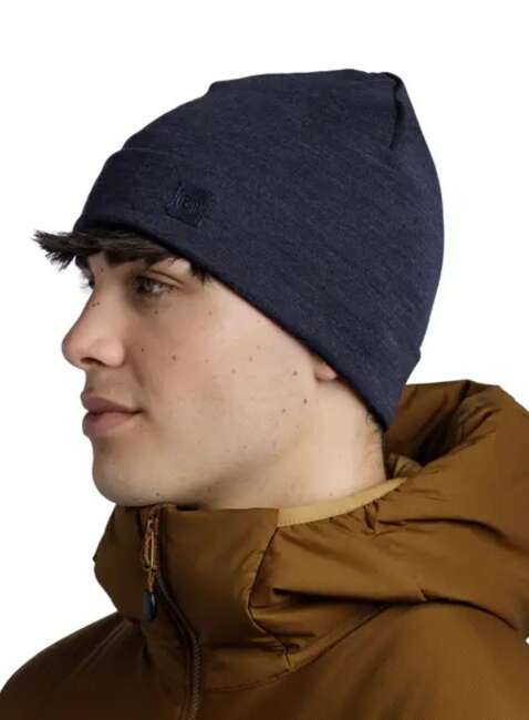 Czapka Buff Merino Heavyweight Beanie - solid indigo