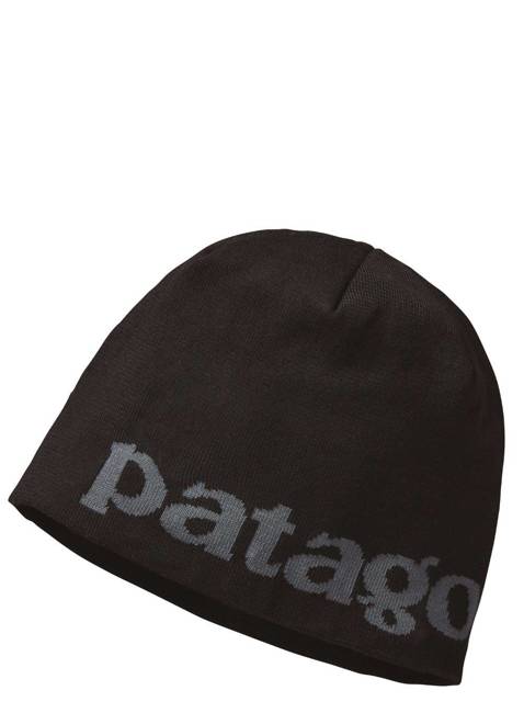 Czapka Patagonia Beanie Hat - logo belwe / black