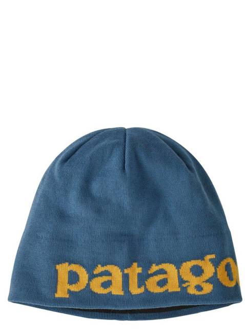 Czapka Patagonia Beanie Hat - logo belwe knit / wavy blue