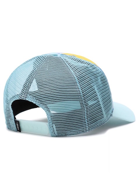 Czapka Vans Checkers Curved Bill Trucker - blue glow