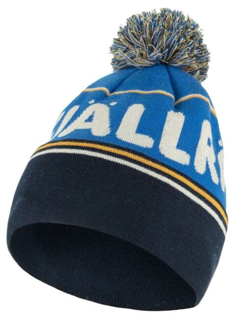 Czapka codzienna Fjallraven Pom Hat - alpine blue / dark navy