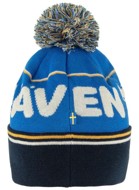 Czapka codzienna Fjallraven Pom Hat - alpine blue / dark navy