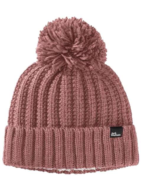 Czapka damska Jack Wolfskin Highloft Knit Beanie W - afterglow