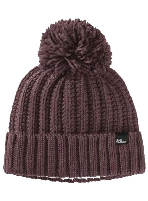 Czapka damska Jack Wolfskin Highloft Knit Beanie W - boysenberry