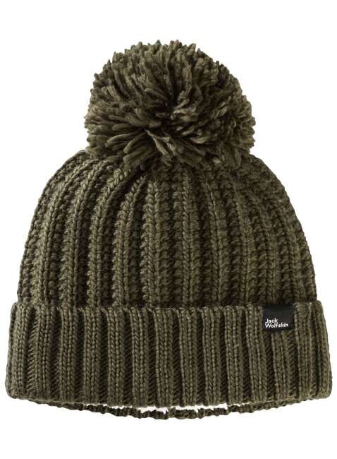 Czapka damska Jack Wolfskin Highloft Knit Beanie W - island moss