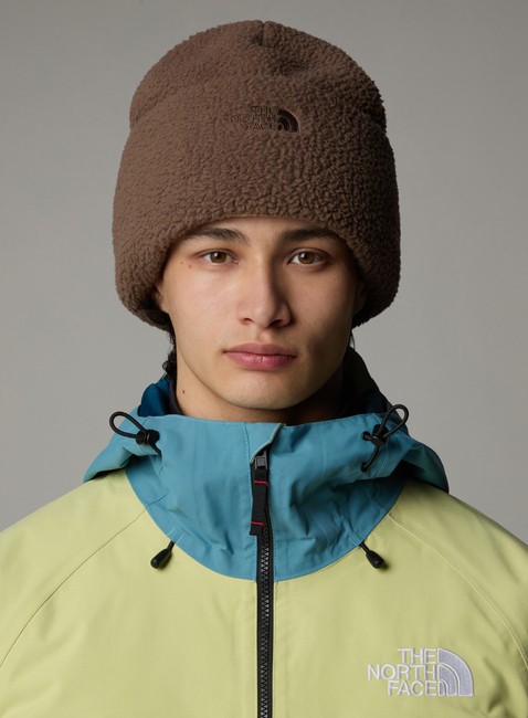 Czapka dwustronna The North Face Cragmont Reversible Beanie - smokey brown / white dune