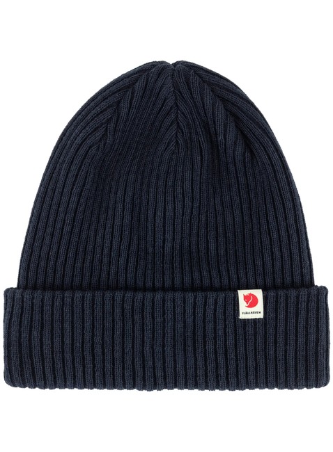 Czapka dzianinowa Fjallraven Rib Hat - dark navy