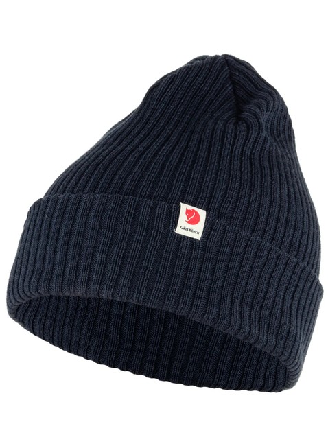 Czapka dzianinowa Fjallraven Rib Hat - dark navy