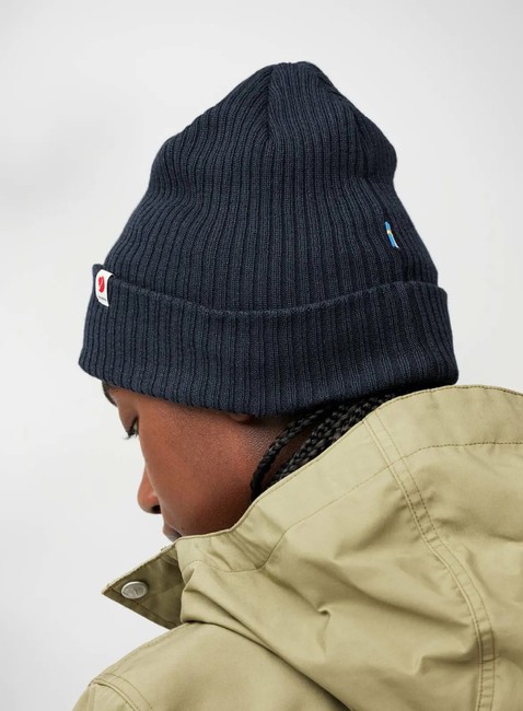 Czapka dzianinowa Fjallraven Rib Hat - deep forest