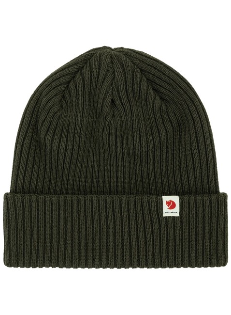 Czapka dzianinowa Fjallraven Rib Hat - deep forest