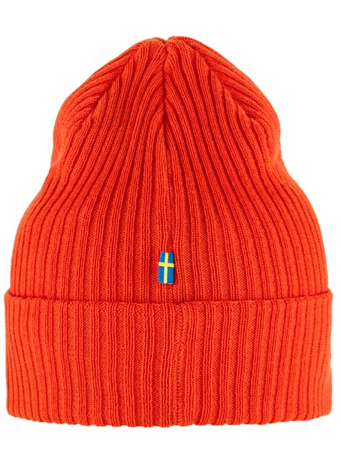 Czapka dzianinowa Fjallraven Rib Hat - flame orange