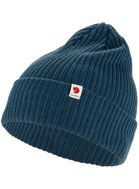 Czapka dzianinowa Fjallraven Rib Hat - indigo blue