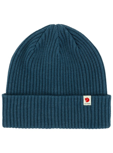 Czapka dzianinowa Fjallraven Rib Hat - indigo blue