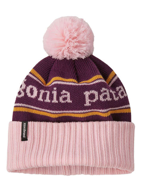 Czapka dziecięca Patagonia Kid's Powder Town Beanie - park stripe / night plum