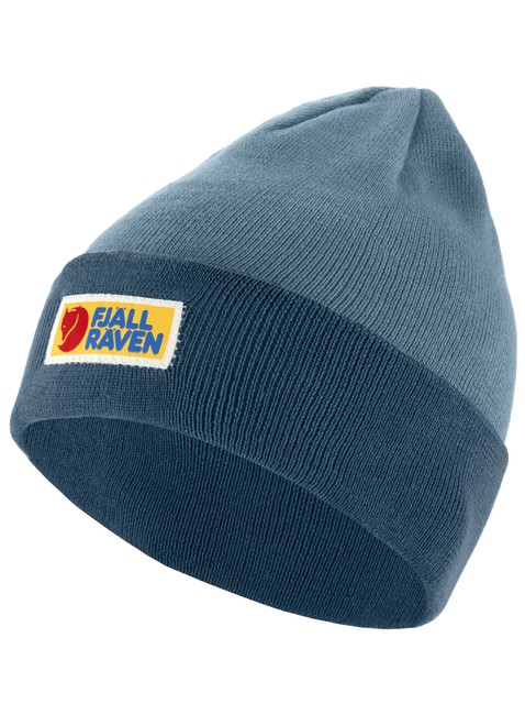 Czapka klasyczna Fjallraven Vardag Classic Beanie - indigo blue / dawn blue