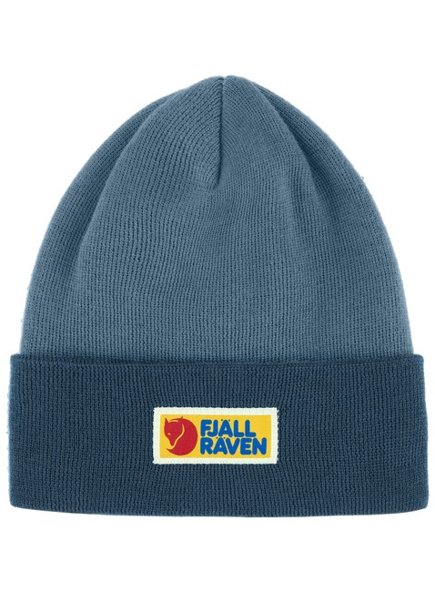 Czapka klasyczna Fjallraven Vardag Classic Beanie - indigo blue / dawn blue