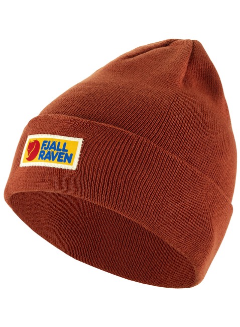 Czapka klasyczna Fjallraven Vardag Classic Beanie - terracotta brown