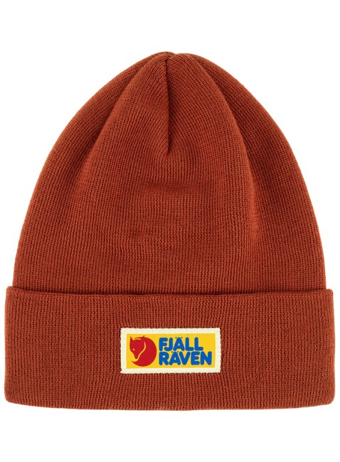 Czapka klasyczna Fjallraven Vardag Classic Beanie - terracotta brown